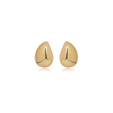 Sleek Teardrop Stud Earrings