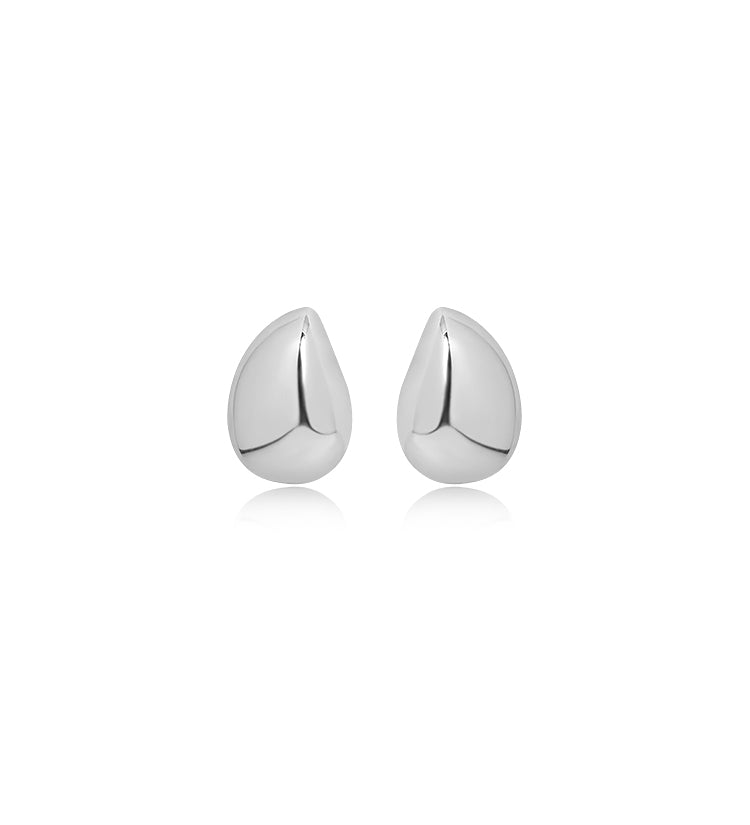 Sleek Teardrop Stud Earrings