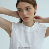 Crystal Glow Orb Pendant Necklace