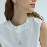 Crystal Glow Orb Pendant Necklace