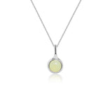 Crystal Glow Orb Pendant Necklace