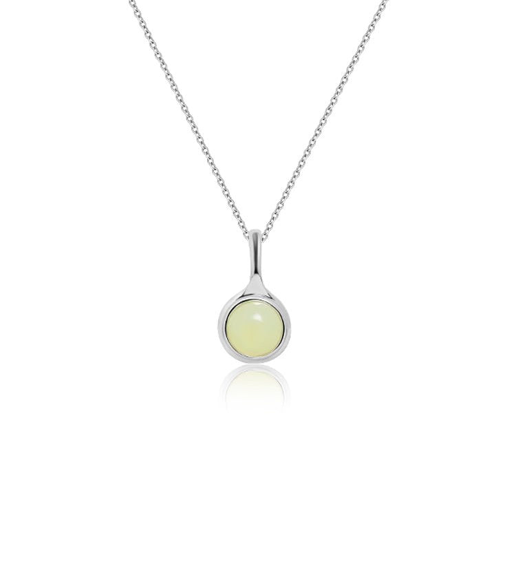 Crystal Glow Orb Pendant Necklace