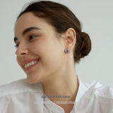Interwoven Knot Stud Earrings