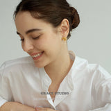 Interwoven Knot Stud Earrings