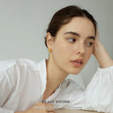 Interwoven Knot Stud Earrings