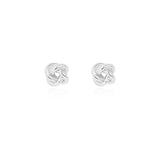 Interwoven Knot Stud Earrings