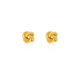 Interwoven Knot Stud Earrings