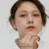 Halo Pavé Stud Earrings