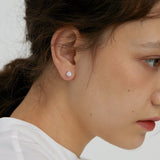 Halo Pavé Stud Earrings
