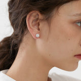 Halo Pavé Stud Earrings