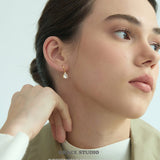 Duo Sparkle Drop Earrings