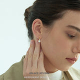 Duo Sparkle Drop Earrings