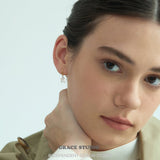 Duo Sparkle Drop Earrings