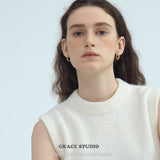Braided Texture Hoop Earrings