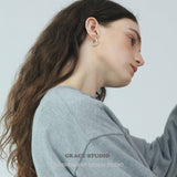 Braided Texture Hoop Earrings