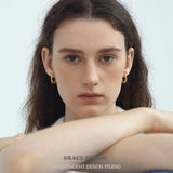 Braided Texture Hoop Earrings