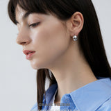 Polished Bean Stud Earrings