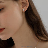 Classic Pearl Stud Earrings