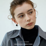 Split Dome Gemstone Clip-On Earrings