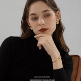 Wavy Form Open Cuff Bracelet