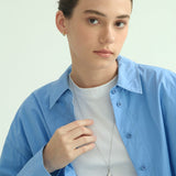 Dual-Tone Mini Twist Stud Earrings