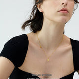 Asymmetrical Heart Charm Necklace