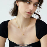 Asymmetrical Heart Charm Necklace