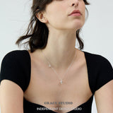 Asymmetrical Heart Charm Necklace