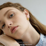 Swirl Shell Stud Earrings