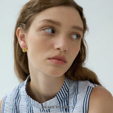 Swirl Shell Stud Earrings