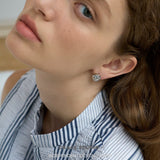 Swirl Shell Stud Earrings