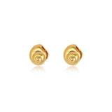 Swirl Shell Stud Earrings