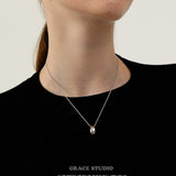 Minimalist Droplet Pendant Necklace