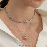 Minimalist Droplet Pendant Necklace