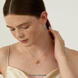 Minimalist Droplet Pendant Necklace