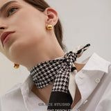 Sculptural Dome Clip Earrings