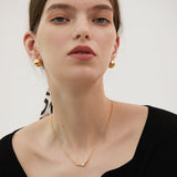Sculptural Dome Clip Earrings