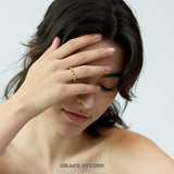 Serrated Edge Texture Ring