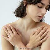 Serrated Edge Texture Ring