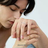 Serrated Edge Texture Ring
