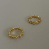 Serrated Edge Texture Ring
