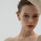 Shell Ripple Stud Earrings