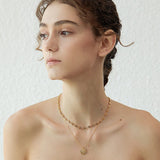 Radiant Sun Medallion Pendant Necklace