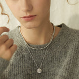 Radiant Sun Medallion Pendant Necklace