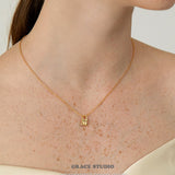 Heart Lock Pendant Necklace