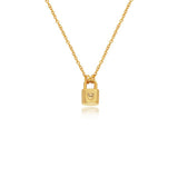 Heart Lock Pendant Necklace