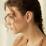 North Star Mismatch Hoop Earrings