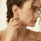 North Star Mismatch Hoop Earrings