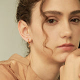 North Star Mismatch Hoop Earrings