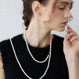 Long Freshwater Pearl Necklace